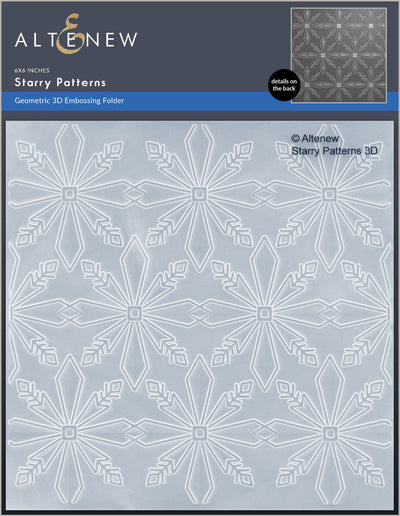 Embossing Folder Starry Patterns 3D Embossing Folder