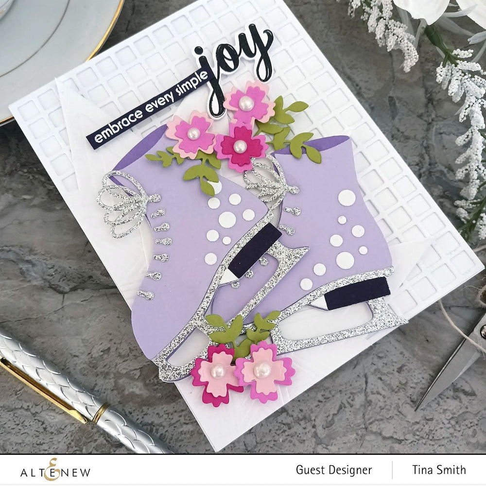 Embossing Folder Stellar Cascade 3D Embossing Folder