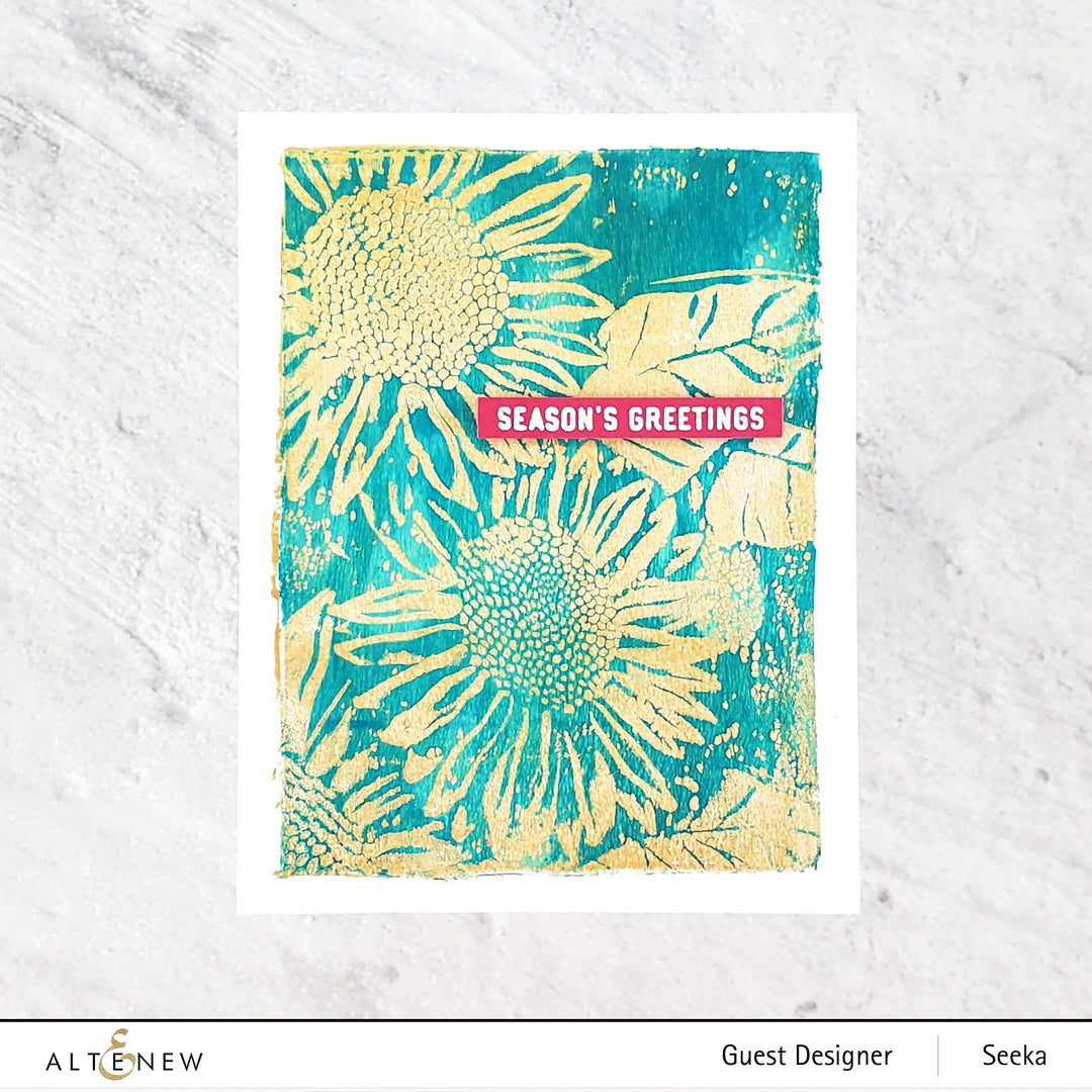 Embossing Folder Sunflower Bundle 3D Embossing Folder