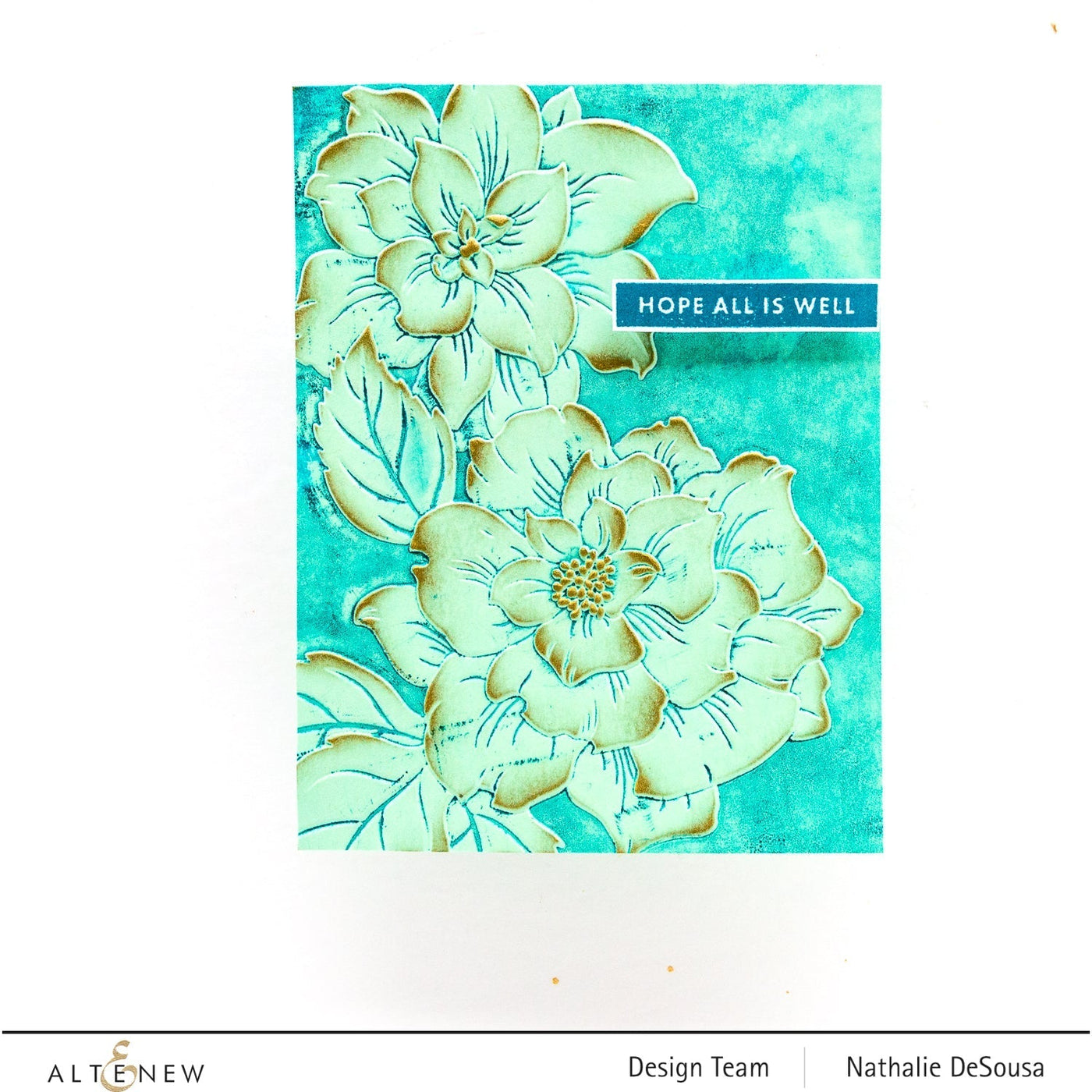 Embossing Folder Sunshine Blossoms 3D Embossing Folder