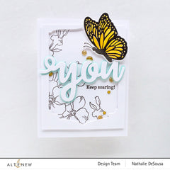 Embossing Folder Sweet Peruvian Zinnias 3D Embossing Folder
