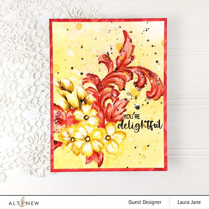 Embossing Folder Sylvan Baroque 3D Embossing Folder