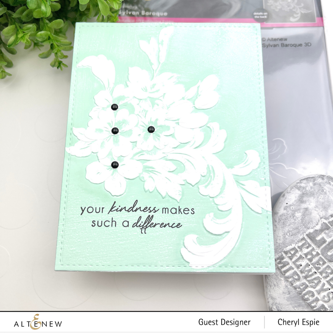 Embossing Folder Sylvan Baroque 3D Embossing Folder