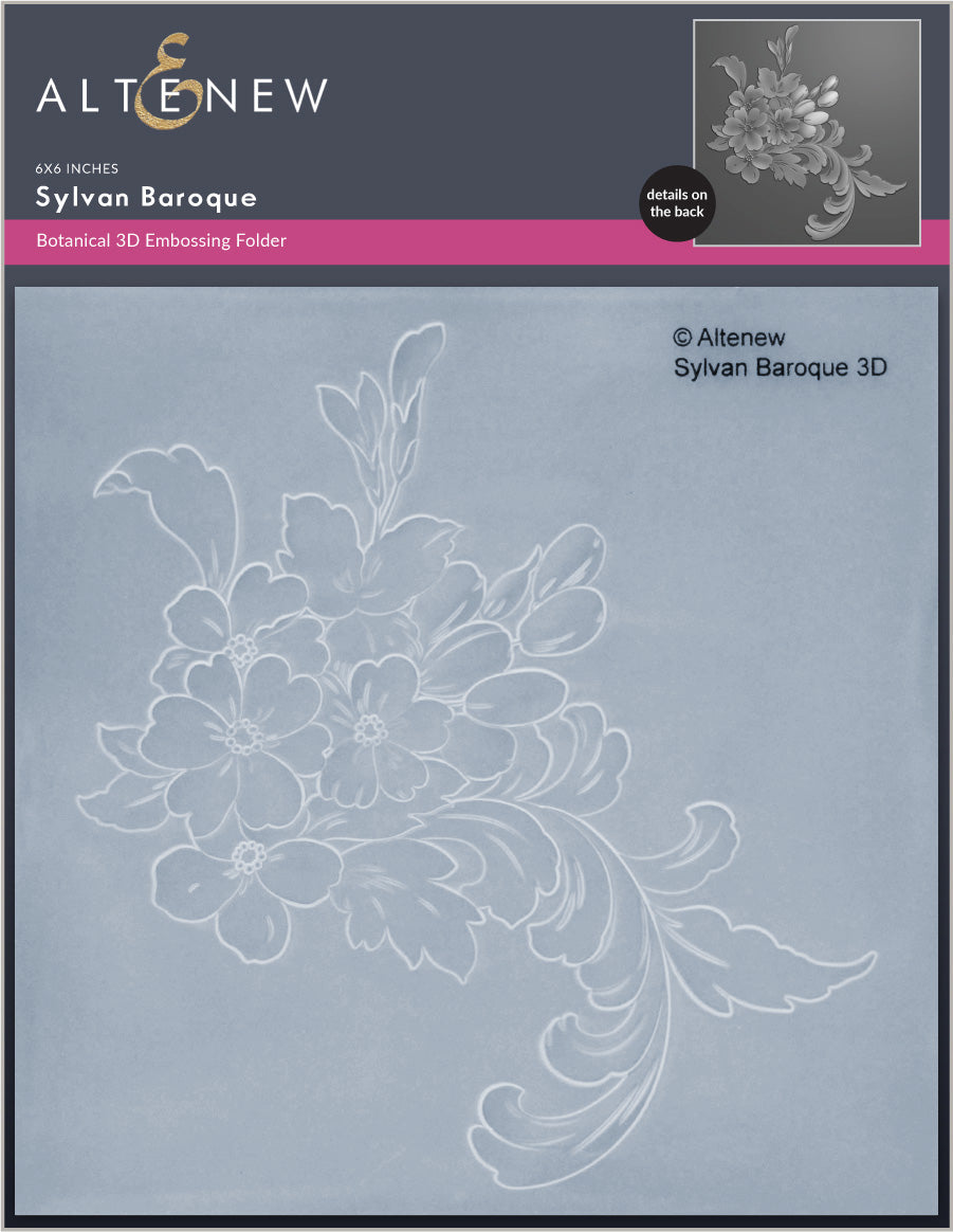 Embossing Folder Sylvan Baroque 3D Embossing Folder