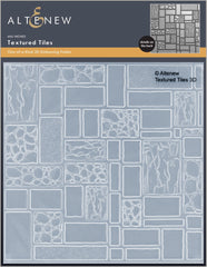 Embossing Folder Textured Tiles 3D Embossing Folder