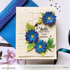 Embossing Folder Textured Tiles 3D Embossing Folder