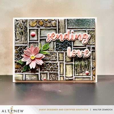 Embossing Folder Textured Tiles 3D Embossing Folder