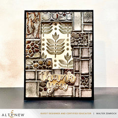 Embossing Folder Textured Tiles 3D Embossing Folder