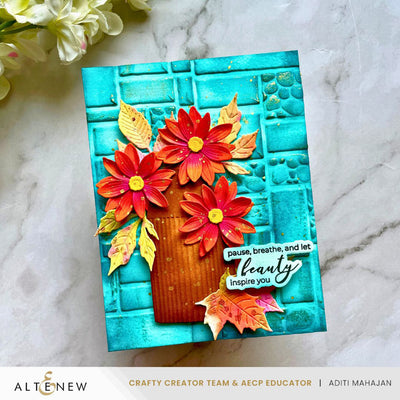 Embossing Folder Textured Tiles 3D Embossing Folder