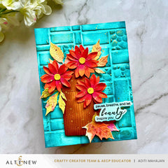 Embossing Folder Textured Tiles 3D Embossing Folder