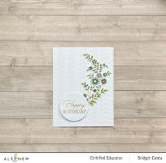 Embossing Folder Tiled Chevron 3D Embossing Folder