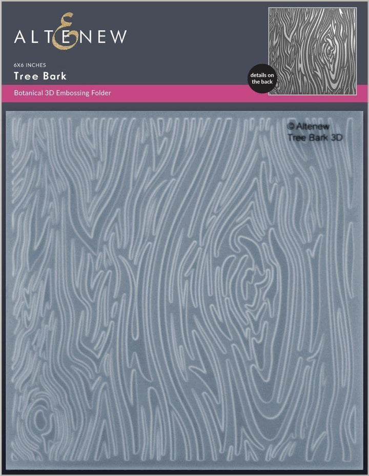 Embossing Folder Tree Bark 3D Embossing Folder