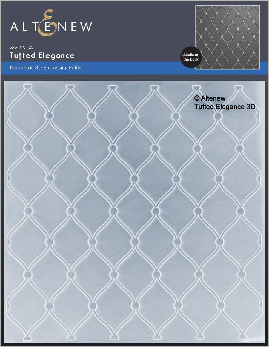 Embossing Folder Tufted Elegance 3D Embossing Folder