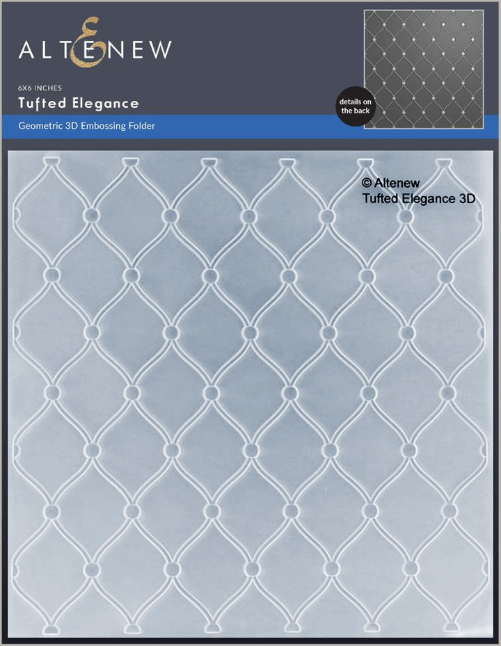 Embossing Folder Tufted Elegance 3D Embossing Folder