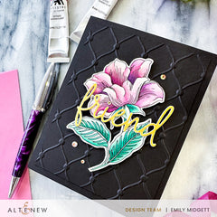 Embossing Folder Tufted Elegance 3D Embossing Folder