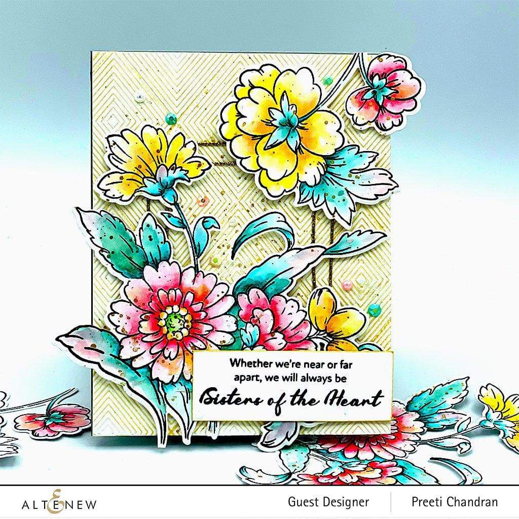 Embossing Folder Waffled Diamonds 3D Embossing Folder