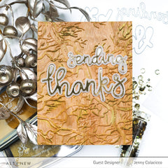Embossing Folder Walnut Branch 3D Embossing Folder