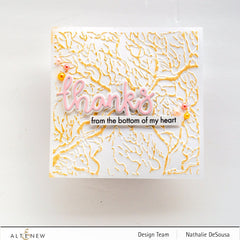 Embossing Folder Walnut Branch 3D Embossing Folder