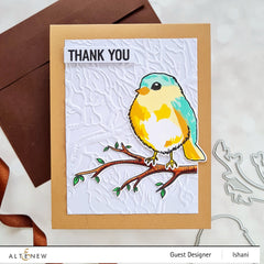 Embossing Folder Walnut Branch 3D Embossing Folder