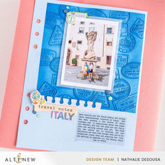 Embossing Folder Wanderlust 3D Embossing Folder