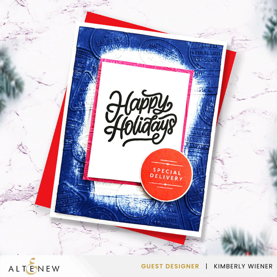 Embossing Folder Wanderlust 3D Embossing Folder