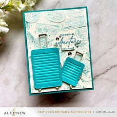 Embossing Folder Wanderlust 3D Embossing Folder
