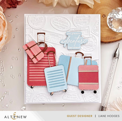 Embossing Folder Wanderlust 3D Embossing Folder