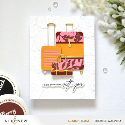 Embossing Folder Wanderlust 3D Embossing Folder
