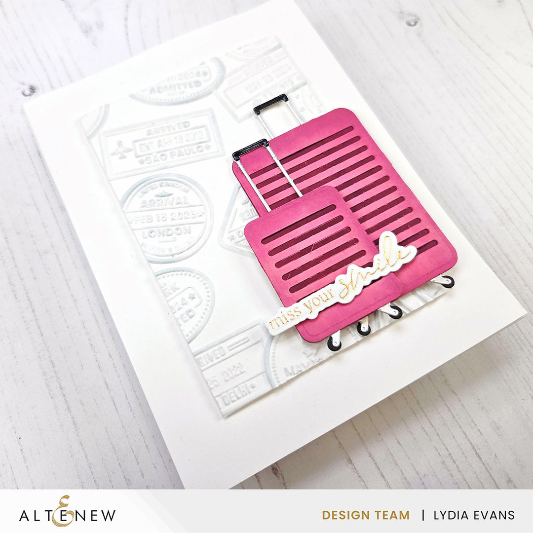 Embossing Folder Wanderlust 3D Embossing Folder