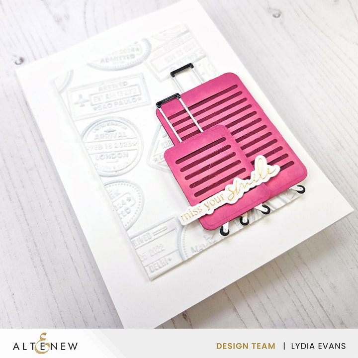 Embossing Folder Wanderlust 3D Embossing Folder