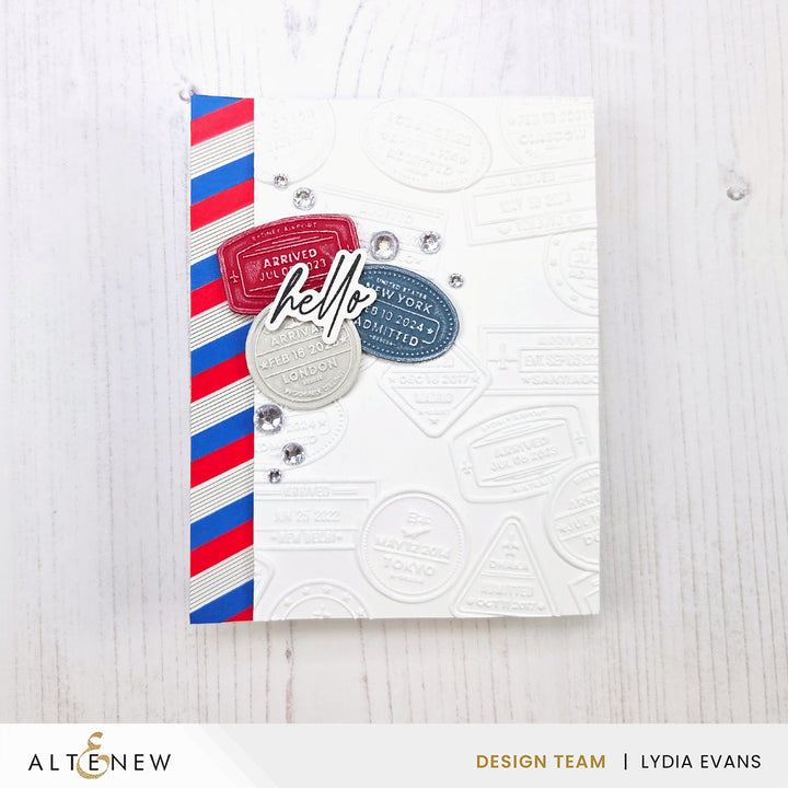 Embossing Folder Wanderlust 3D Embossing Folder