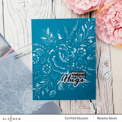 Embossing Folder Whimsical Bouquet 3D Embossing Folder