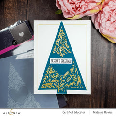 Embossing Folder Winter Foliage 3D Embossing Folder