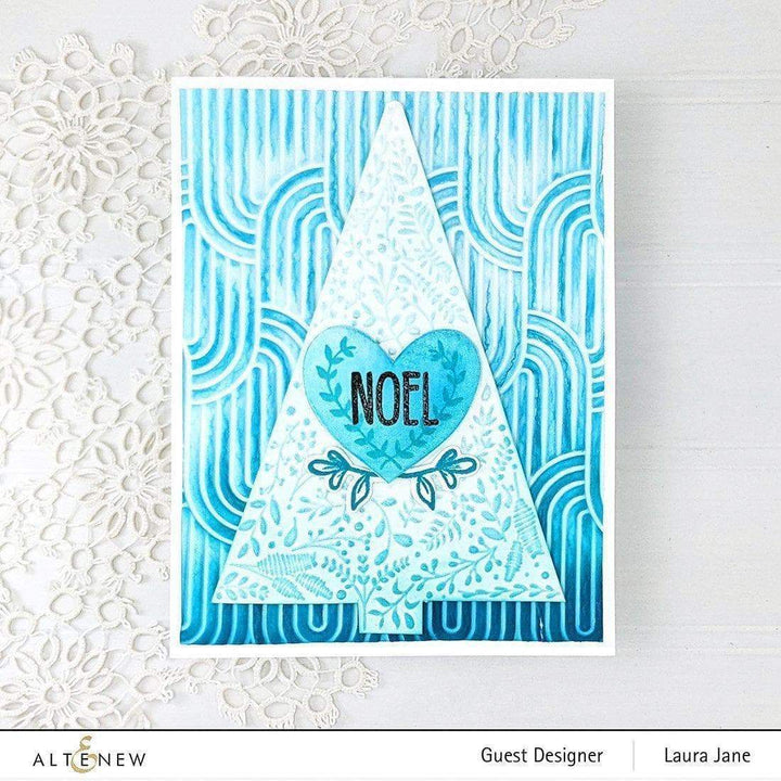 Embossing Folder Winter Foliage 3D Embossing Folder