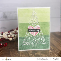 Embossing Folder Winter Foliage 3D Embossing Folder
