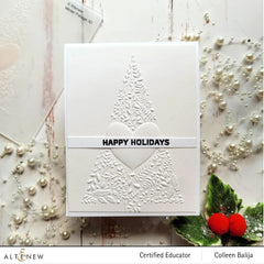 Embossing Folder Winter Foliage 3D Embossing Folder