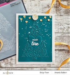 Embossing Folder Winter Foliage 3D Embossing Folder