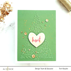 Embossing Folder Winter Foliage 3D Embossing Folder