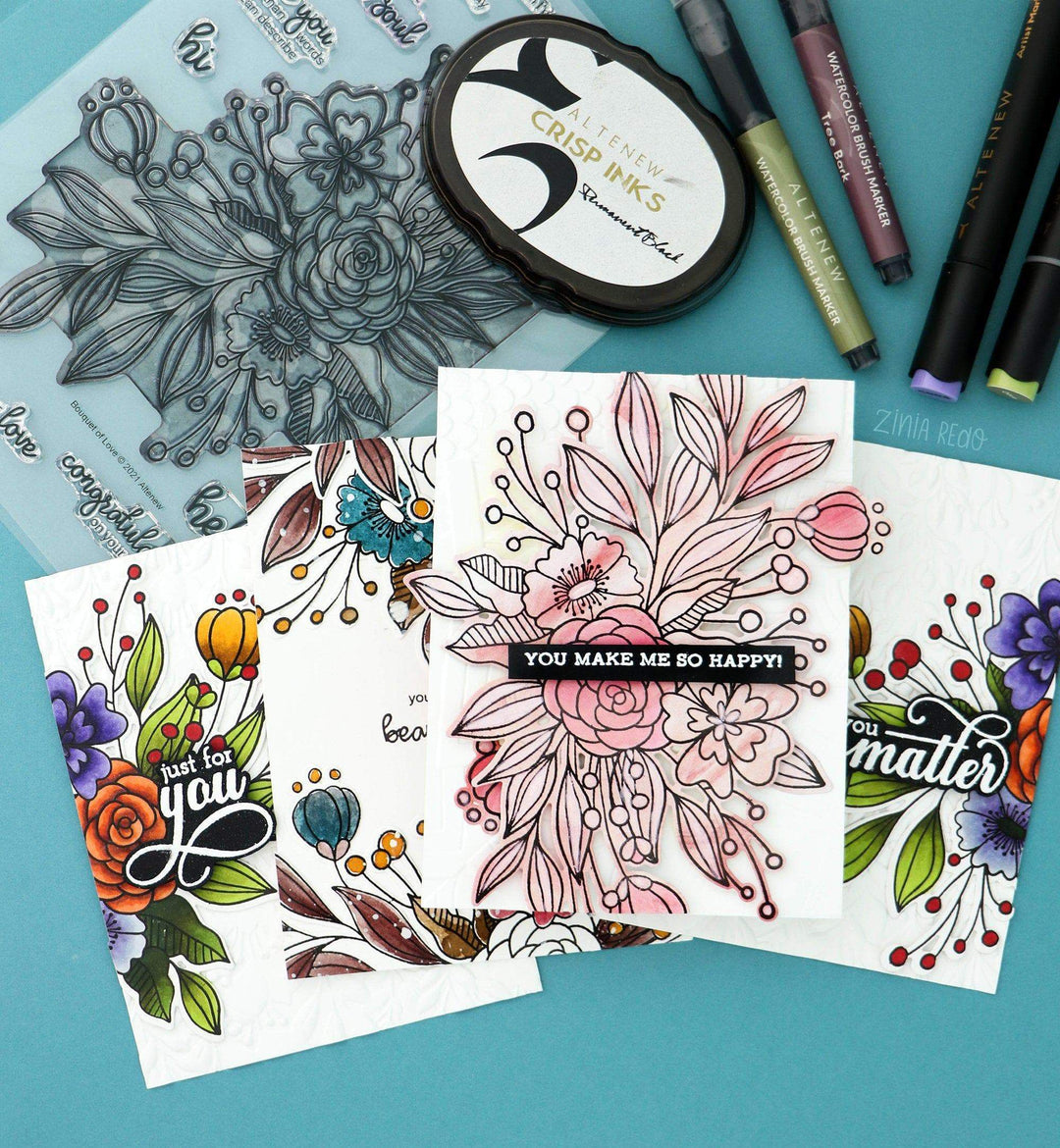 Embossing Folder Zentangle Patterns 3D Embossing Folder