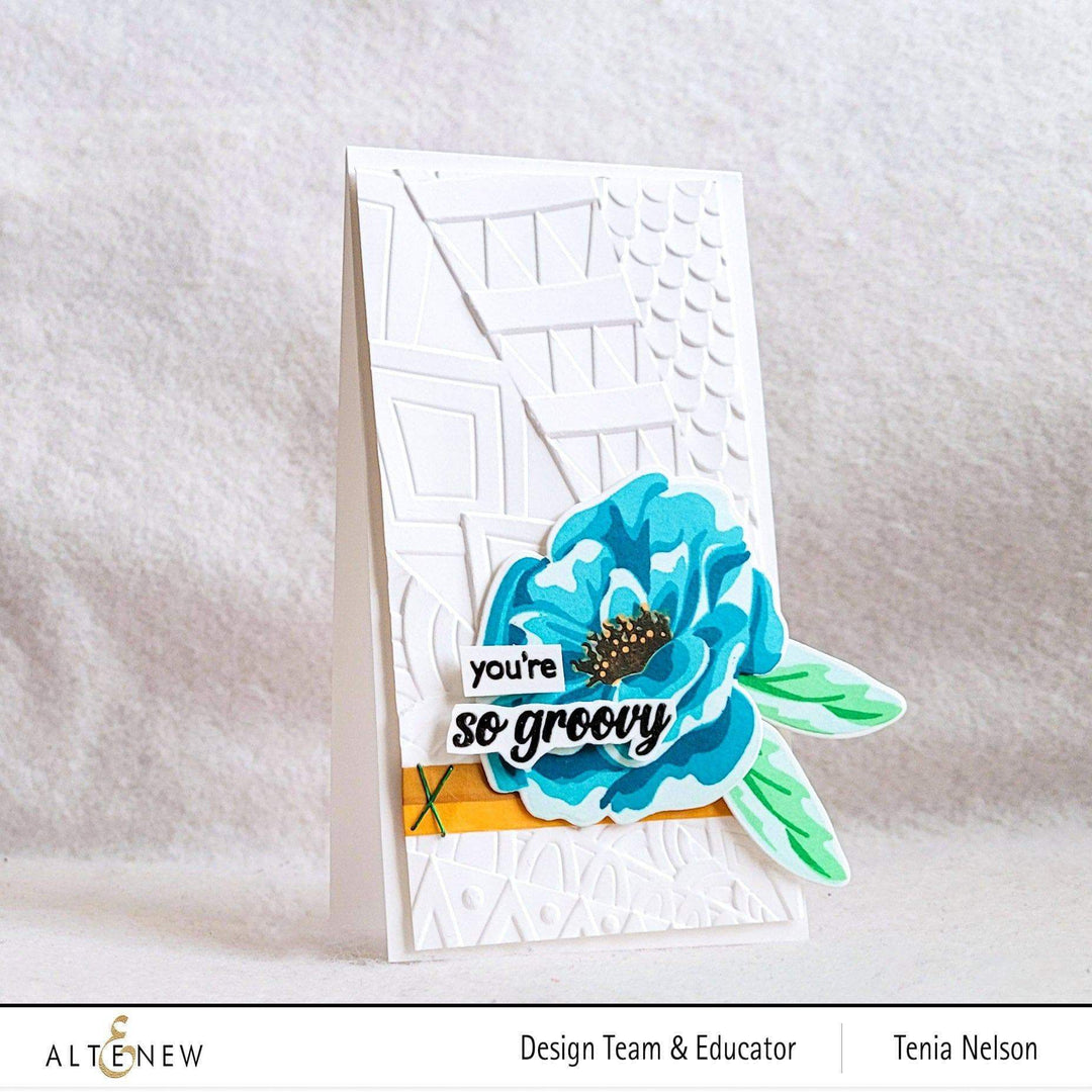 Embossing Folder Zentangle Patterns 3D Embossing Folder