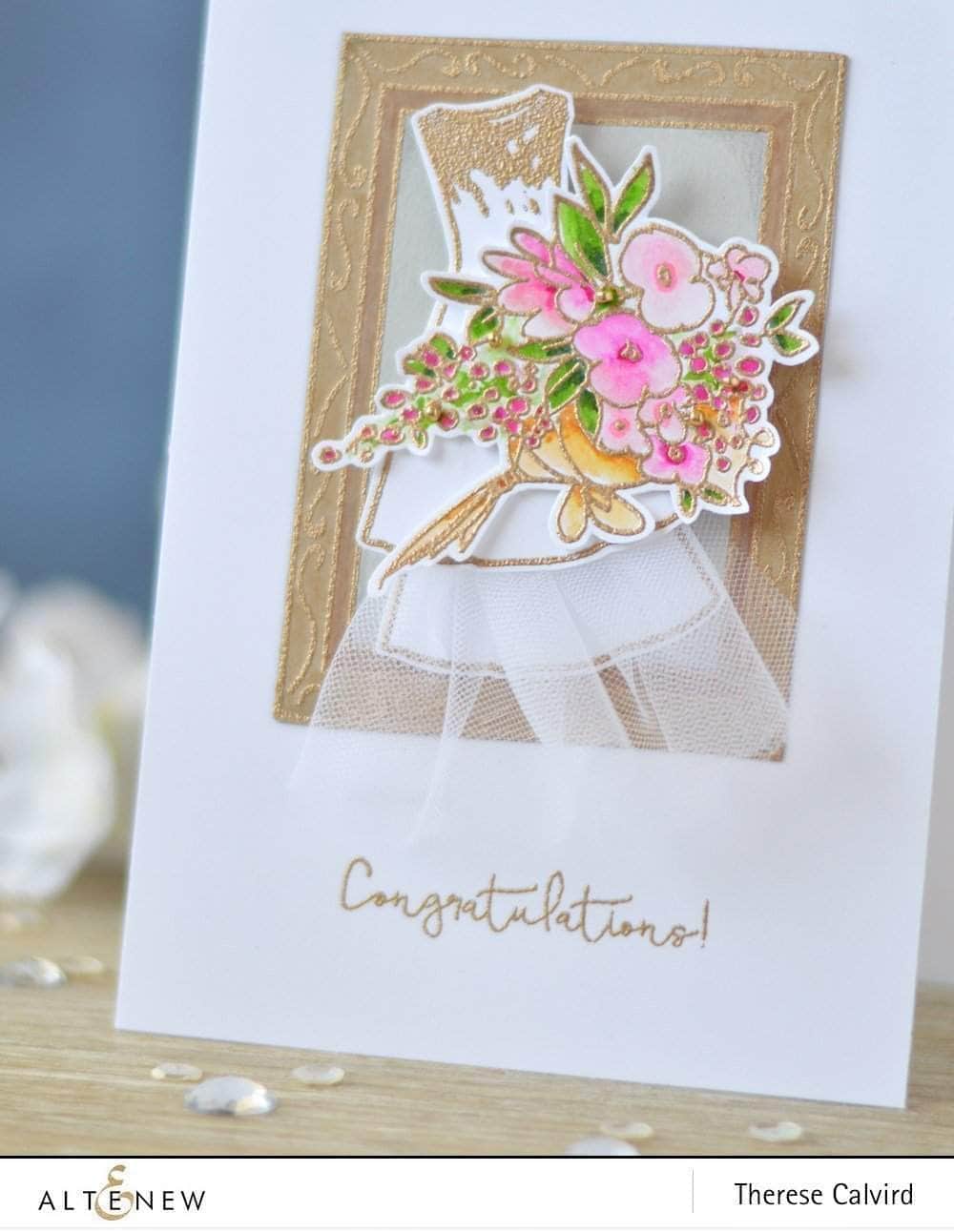 Embossing Powder Antique Gold Crisp Embossing Powder