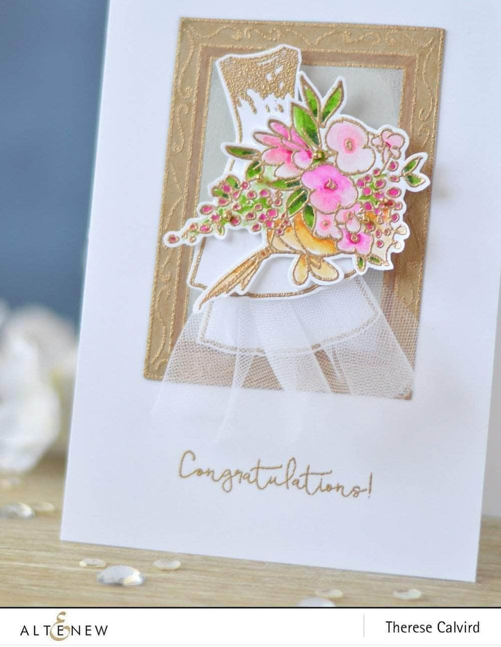 Embossing Powder Antique Gold Crisp Embossing Powder