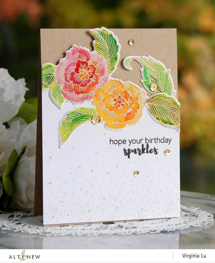 Embossing Powder Antique Gold Crisp Embossing Powder