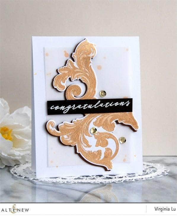 Embossing Powder Antique Gold Crisp Embossing Powder