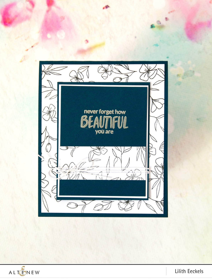 Embossing Powder Antique Silver Crisp Embossing Powder