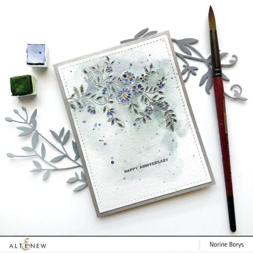 Embossing Powder Antique Silver Crisp Embossing Powder