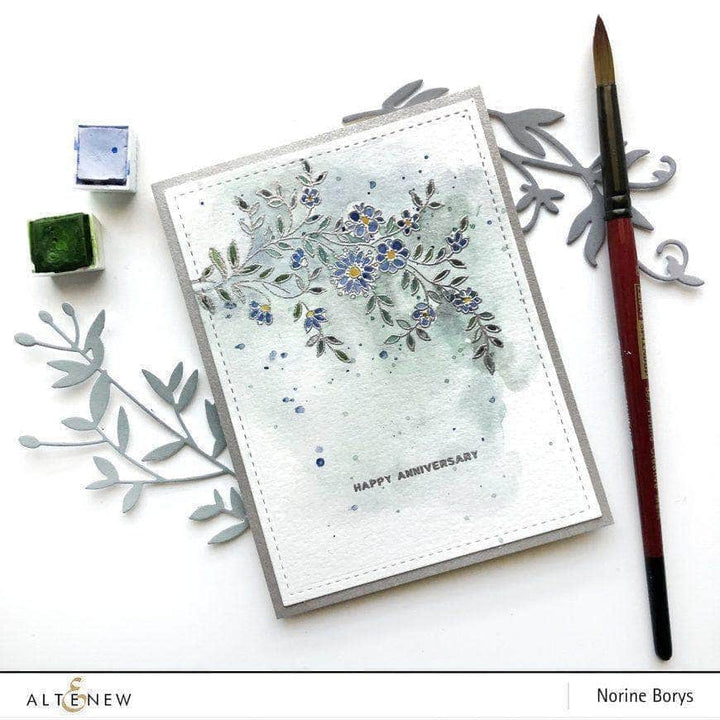 Embossing Powder Antique Silver Crisp Embossing Powder