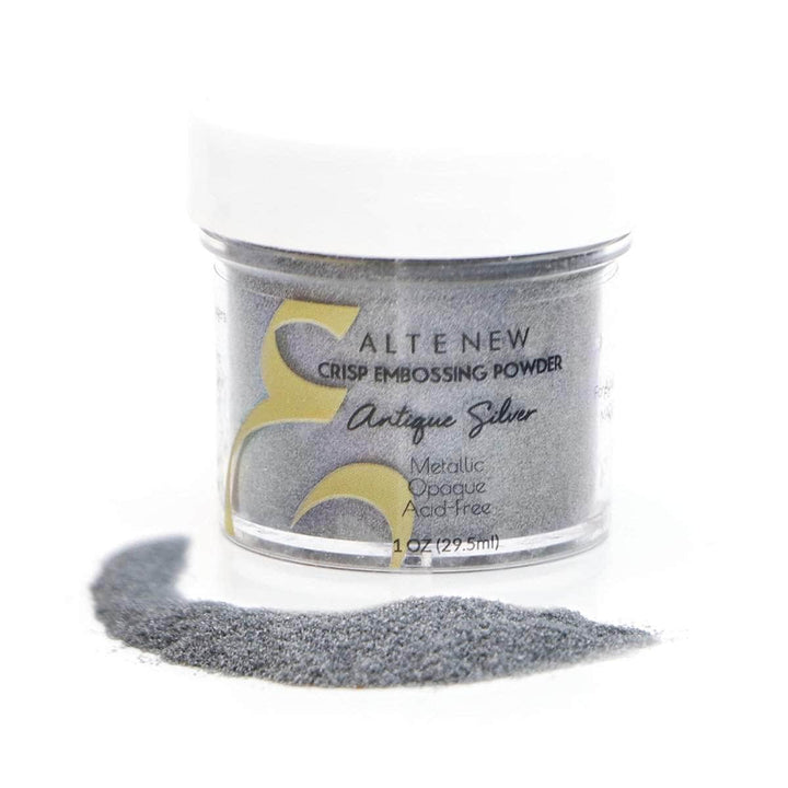 Embossing Powder Antique Silver Crisp Embossing Powder