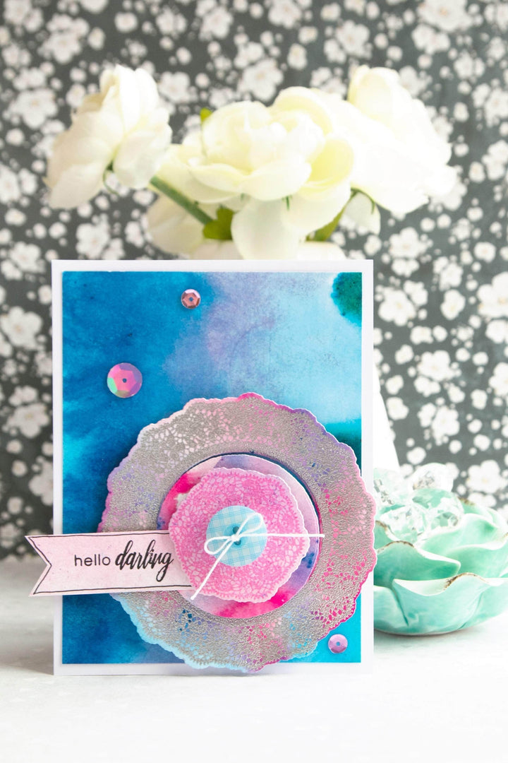 Embossing Powder Antique Silver Crisp Embossing Powder