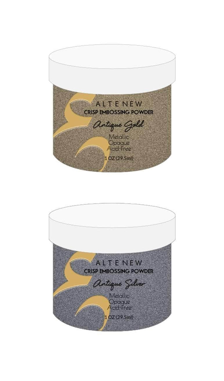 Embossing Powder Bundle Antique Gold & Silver Embossing Powder Bundle